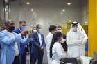 His Excellency Dr. Thani bin Ahmed Al Zeyoudi, UAE Minister of State for Foreign Trade Ministry Of Economy, UAE, and DMCC (Dubai Multi Commodities Centre) Executive Chairman and CEO, Ahmed Bin Sulayem visit in the refinery.