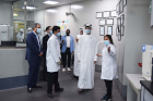 His Excellency Dr. Thani bin Ahmed Al Zeyoudi, UAE Minister of State for Foreign Trade Ministry Of Economy, UAE, and DMCC (Dubai Multi Commodities Centre) Executive Chairman and CEO, Ahmed Bin Sulayem visit in the refinery.