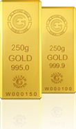 250 G Gold bar